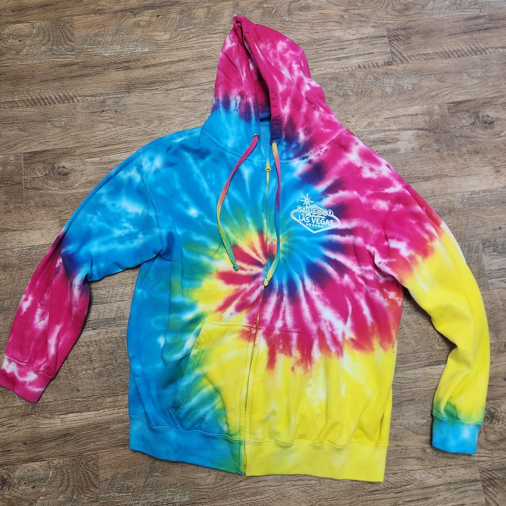 Colorful Tie-Dye Hoodie
